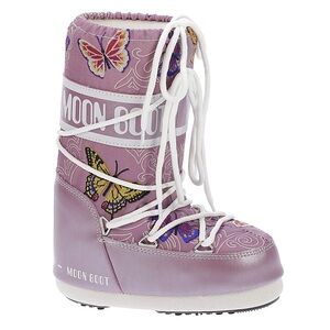 Moon boots purple butterfly